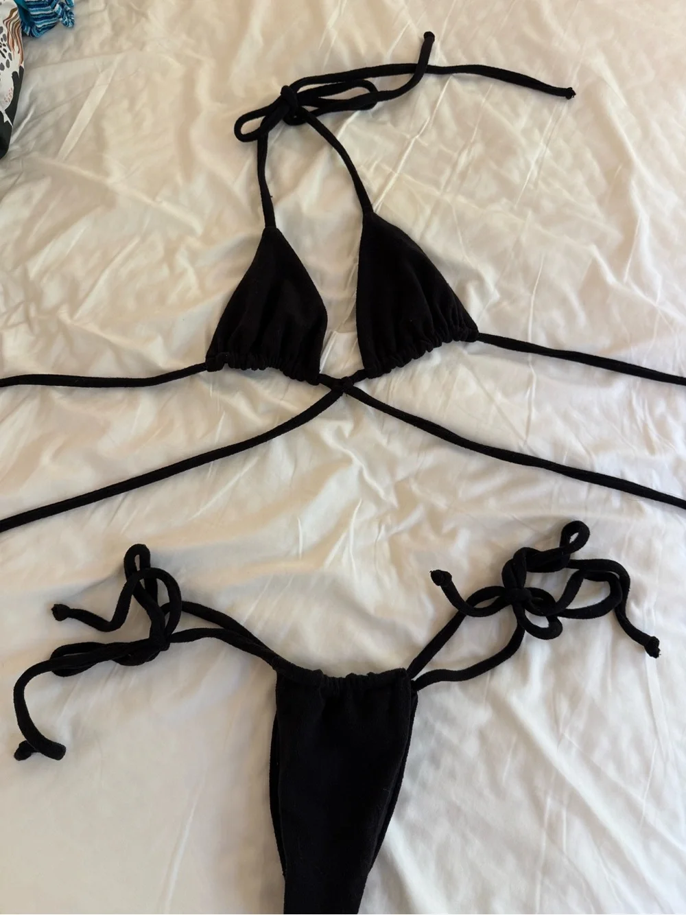Frankie’s Bikinis Criss Cross Terry Bikini